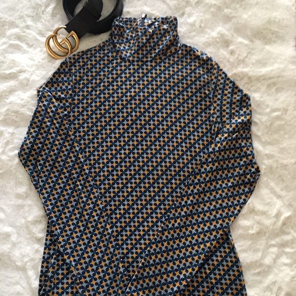 Tory Burch Tops - Tory Burch Mock Zippered Turtleneck Top